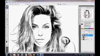 photoshop Tutorial  How to make sketch using image [upl. by Leikeze31]