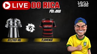 Live pós jogo  Atlético MG x Flamengo [upl. by Lukey]