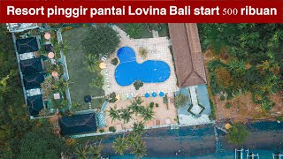 Resort punya akses langsung ke pantai Lovina luas dan mewah  NEW SUNARI LOVINA BEACH RESORT BALI [upl. by Orr]