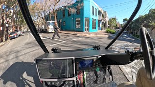 Numerous examples of automated driving system operating at key intersections in Chippendale [upl. by Edgard]