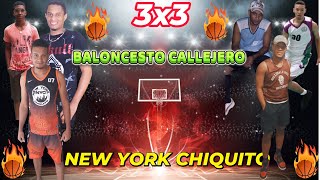 🏀JUEGO DE BALONCESTO EN NEW YORK CHIQUITO 2🏀 viralvideo baloncesto fiba nba video [upl. by Ofelia]