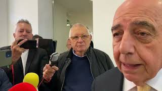 Galliani ‘Non rispondo alle polemiche della Roma piena fiducia in Nesta’ [upl. by Adnala]