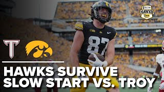 Reaction Hawkeyes comeback from halftime deficit to beat Troy [upl. by Gilbertson222]