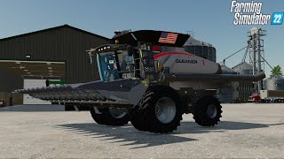 🔴LIVE MONSTER SOYBEAN HARVEST WITH THE NEW GLEANER  MILLENNIAL FARMER MAP Multiplayer [upl. by Kass]