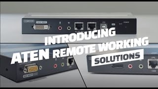 ATEN Secure Remote Access Solutions  CN Series of over IP KVM Switches [upl. by Aiekam152]