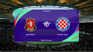 HNK Gorica vs HNK Hajduk Split  PES SHNL 2425 [upl. by Naveb]