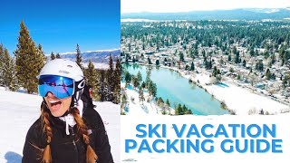 Ski Vacation Packing Guide [upl. by Yrtneg]