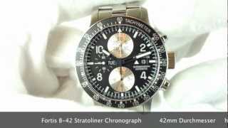 Fortis B42 Stratoliner Chronograph Automatik 6651011 M wwwolfertco [upl. by Adivad463]