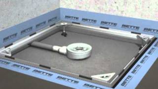 Installationmovie  BETTEINSTALLATION SYSTEM FLUSHTOFLOOR [upl. by Nedac181]