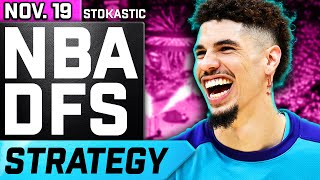 NBA DFS Strategy Tuesday 111924  DraftKings amp FanDuel NBA Lineup Picks [upl. by Sirtimed]