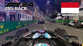 F1 2024 GAME  25 Race Monaco  Pierre Gasly  PS4 Gameplay [upl. by Zorah348]