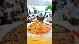 32 Inch Sourdough Pizza Challenge This ones brutal 🫠 foodchallenge [upl. by Wachter]