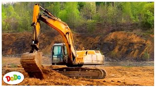 Bagger entdecken auf der Baustelle Teil 2  Bagger Kinder  Dodo [upl. by Nitza]