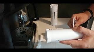 Replacing a GE Fridge Water Filter Cartridge 👍👍 [upl. by Anolla191]