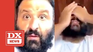 DJ Khaled Gets Ambushed By Twerking Woman On His Instagram Live [upl. by Larson]