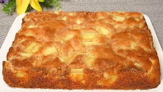 Kuchen in 5 Minuten Der berühmte Apfelkuchen der in ihrem Mund schmilzt Einfach und lecker [upl. by Annaerda647]