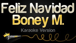 Boney M  Feliz Navidad Karaoke Version [upl. by Bunker]