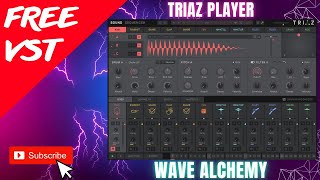 New Free Drum VST Plugin Triaz Player 💥Wave Alchemy [upl. by Intihw]