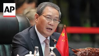 Chinas Li Qiang expressed concerns about external forces interfering in regional affairs [upl. by Senecal]