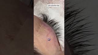 Boost Your Lash Retention Tips for Struggling Lash Artists LashTips LashRetention lashextensions [upl. by Thant]