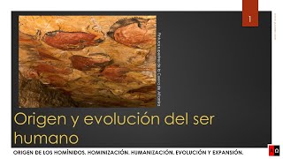 Origen y evolución del ser humano [upl. by Htrap]