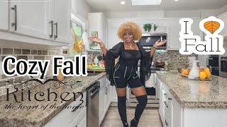 Fall Kitchen Decor  Decorate With Me  Cozy Traditional Kitchen Fall Decor  2024 HGTV [upl. by Kitti]