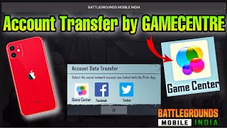 iOS BGMI ACCOUNT Transfer By Game Centre id Account Data Transfer in iPhone iPad [upl. by Asum434]