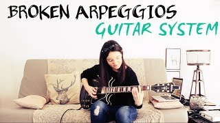 Guitar Technics  Broken Arpeggios exercise [upl. by Anoved]