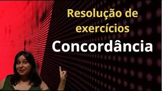 Resolução de exercícios concordância verbal e nominal [upl. by Nella]