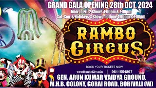 Rambo Circus MHB colony Borivali W [upl. by Aehsila]