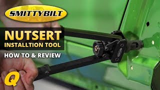 How to install a NutSert with the Smittybilt Nutsert Installation Tool [upl. by Gothart]