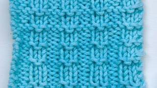 Strickmuster  Rippenmuster mit Krausrippen [upl. by Nerval]