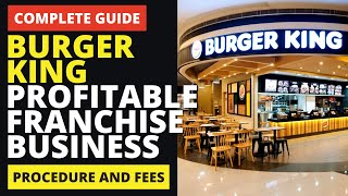 BURGER KING Franchise Business Ideas  Franchise Republic [upl. by Oiramel621]