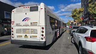 NJ TRANSIT 159 FORT LEE LINWOOD PARK NFI XD60 24017 [upl. by Samalla]