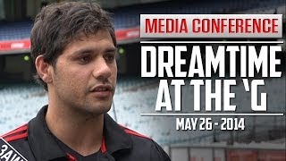 BTV Dreamtime at the G media conference  Patrick Ryder and Shane Edwards [upl. by Orelle457]