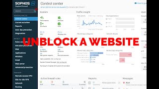 How to unblock blocked websites in sophos firewall sophos xg firewall [upl. by Dail484]