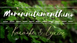 Marannittumenthino  Karaoke with Lyrics  Unplugged Sebin Xavier [upl. by Recor]