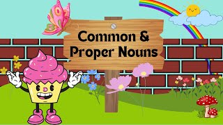 Types of Noun  Common Noun  Proper Noun  kindergarten [upl. by Attenod787]