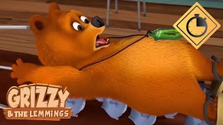 🐻15 minutes de Grizzy amp les Lemmings  Compilation 5  Grizzy amp les Lemmings [upl. by Niltiak]