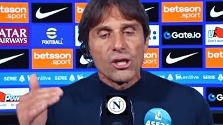 Antonio Conte intervista post InterNapoli 11quotINFURIATO CON IL VARquot [upl. by Arob729]