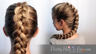 HOW TO DUTCH BRAID HAIR TUTORIAL 🙌🙌❤ [upl. by Eiznyl]