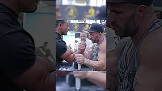 Larry Wheels met the real power of Denis Cyplenkov armwrestling [upl. by Meaghan313]