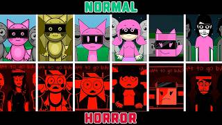 Incredibox Abgerny Sprunki  All Normal VS All Horror Versions [upl. by Artened]