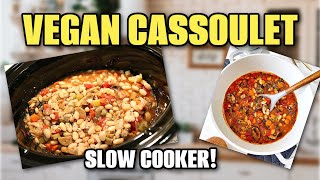 DELICIOUS White Bean Cassoulet Recipe  Vegan  WFPB [upl. by Merkley]