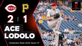 Nick Lodolo BRILLIANT AGAIN in Cincinnati Reds Win at Pittsburgh Pirates  Chatterbox Reds  Game 73 [upl. by Eimorej]