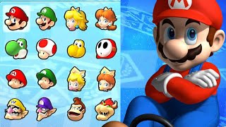 Every Mario Kart Track in ONE Game DS [upl. by Eldrid]