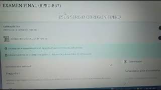 LENG Y COMUNICACIÓN  EXAMEN FINAL SPSU867 2018 [upl. by Lombardo]