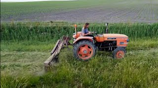 Fűkaszálás az árokparton  Zetor 2511 [upl. by Lynden196]