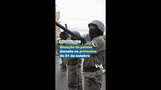 Moçambique Polícia reprime protestos convocados por Venâncio Mondlane [upl. by Reivaz118]