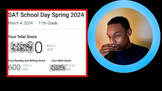 Surprising Results My SAT Score Reaction [upl. by Obaza]